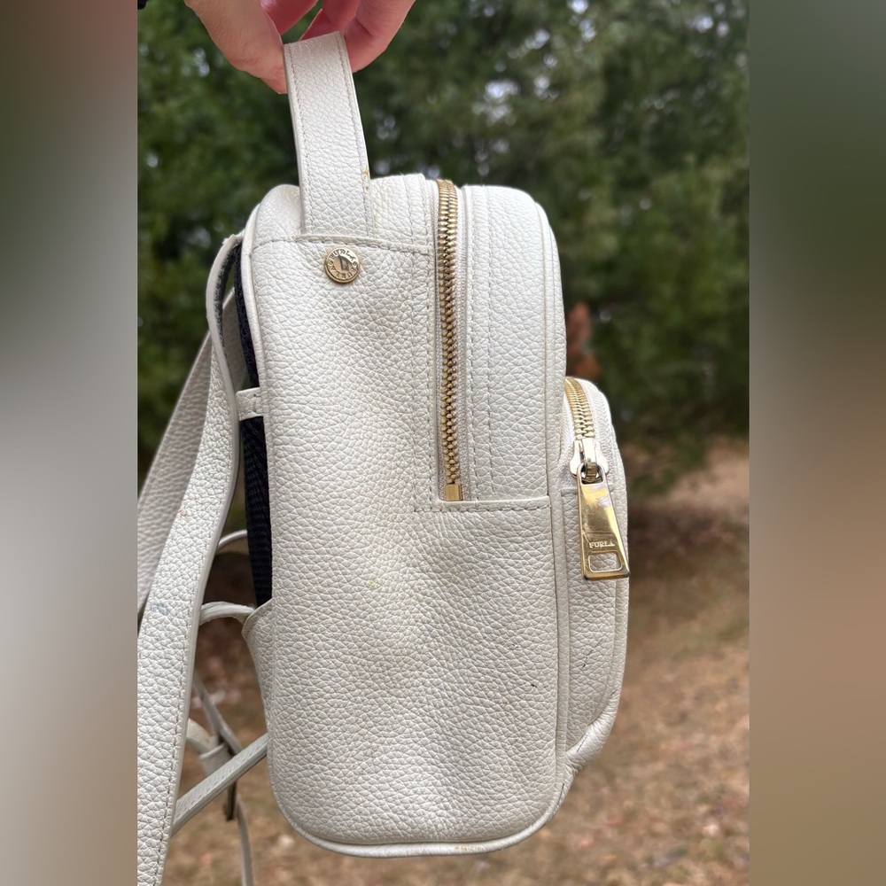 Furla Mini Leather Backpack - image 7